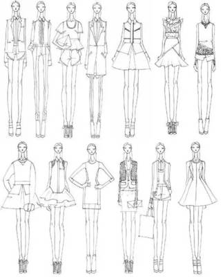 服裝設(shè)計(jì)關(guān)于線(xiàn)稿(漂亮的服裝效果圖從線(xiàn)條開(kāi)始!)