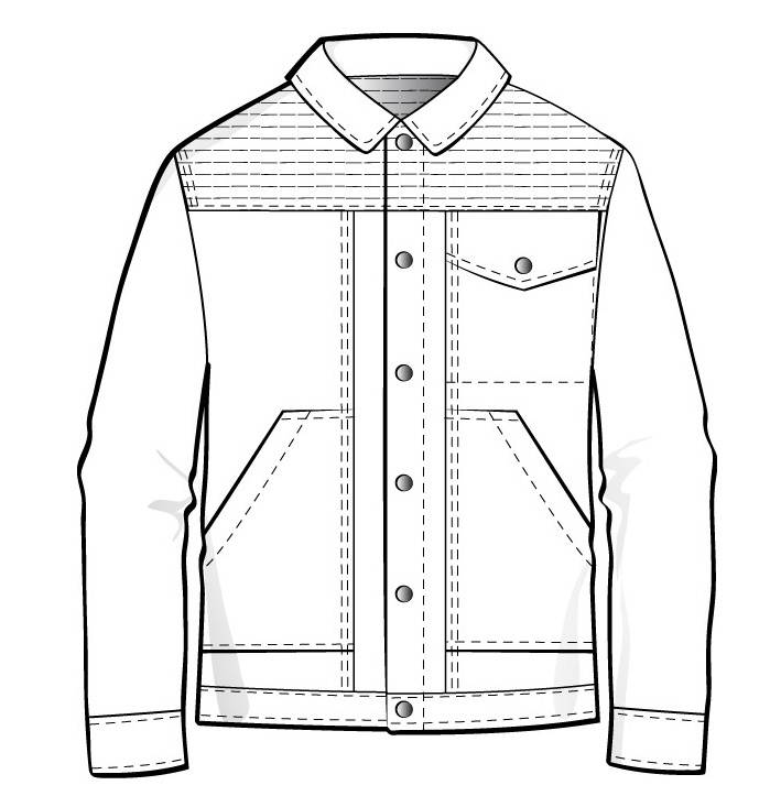 男裝夾克外套款式設(shè)計與服裝設(shè)計要點(diǎn)